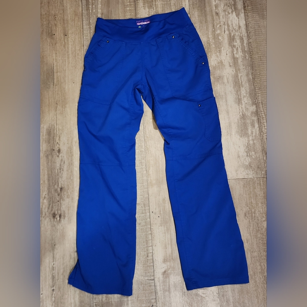 Scrub bottom size XS royal blue